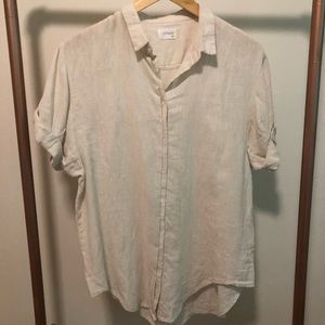 Aritzia button up light weight shirt